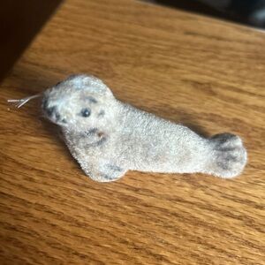 Vintage Wagner Kunstlerschutz Handwork Flocked Seal Sea Lion West Germany
